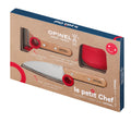 Opinel Le Petit Chef set dětský kuchařský červený 003112