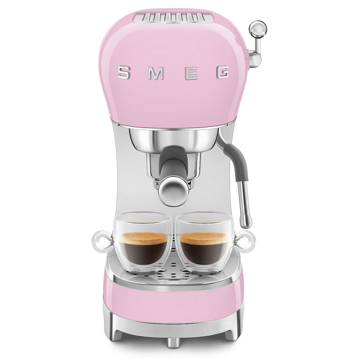 SMEG_SDA SMEG 50's Retro Style pákový kávovar ECF02 na Espresso / Cappucino 15 barů 2 šálky