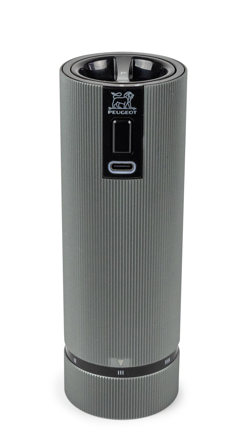 Peugeot LINE U´SELECT mlýnek na pepř electric aluminium carbon 15 cm  43148