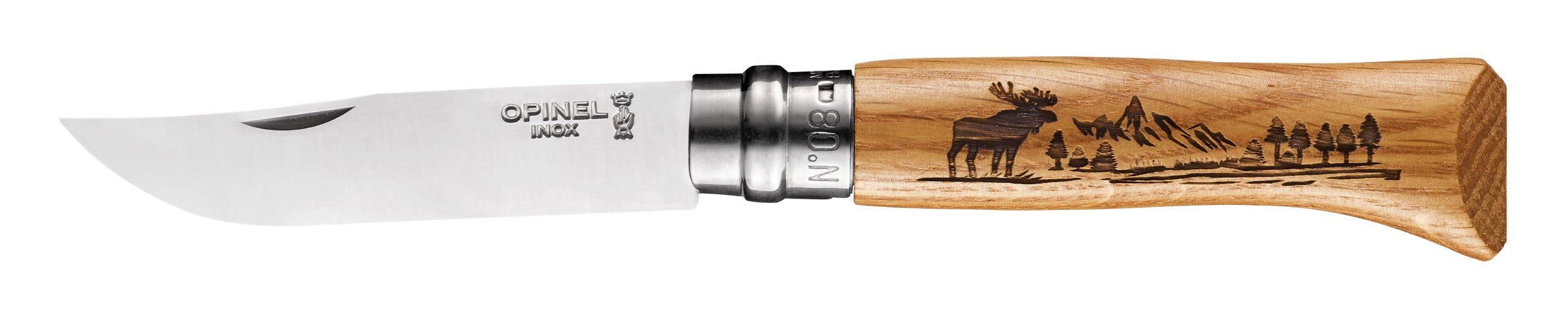 Opinel VRI N°08 Inox Animalia 2023  motiv los 002627