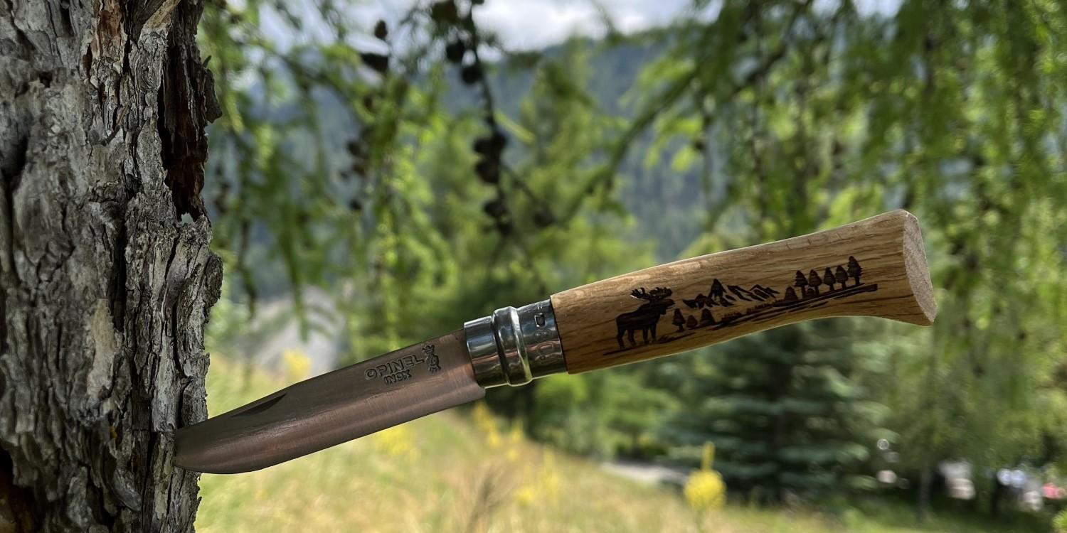 Opinel VRI N°08 Inox Animalia 2023  motiv bizon 002629