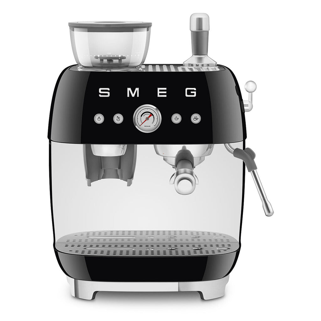 SMEG_SDA SMEG 50's Retro Style pákový kávovar EGF03 s mlýnkem na kávu 2 šálky