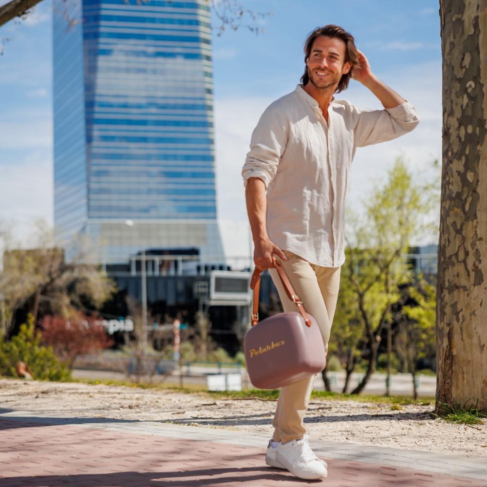 Polarbox Chladící bag 6l, starorůžová, zlatý nápis PLB6/PERLA/GOLD