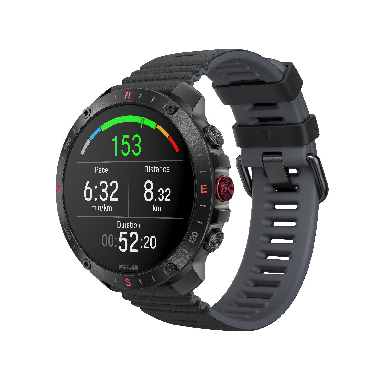 Polar Grit X2 Pro sporttester S-L černá 900110283
