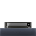 SMEG_MDA SMEG ohřívací zásuvka CPRT115, 60 cm, výška 15 cm, 6 programů, objem 21 l, šedá Neptune Grey CPRT115G