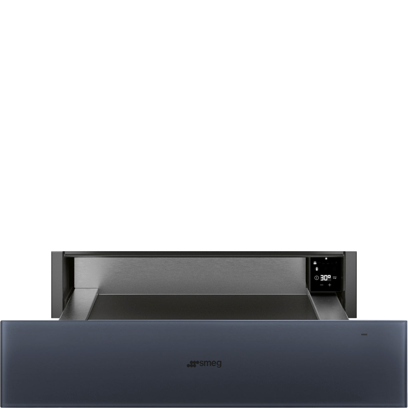 SMEG_MDA SMEG ohřívací zásuvka CPRT115, 60 cm, výška 15 cm, 6 programů, objem 21 l, šedá Neptune Grey CPRT115G