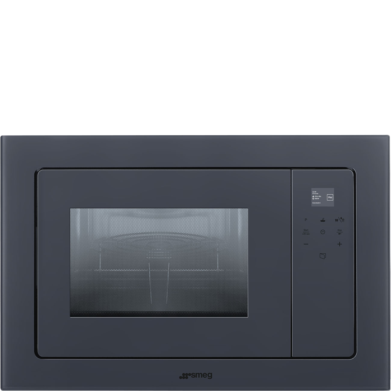 SMEG_MDA SMEG kompaktní mikrovlnná trouba FMI120, 38 cm, 5 funkcí, objem 20 l