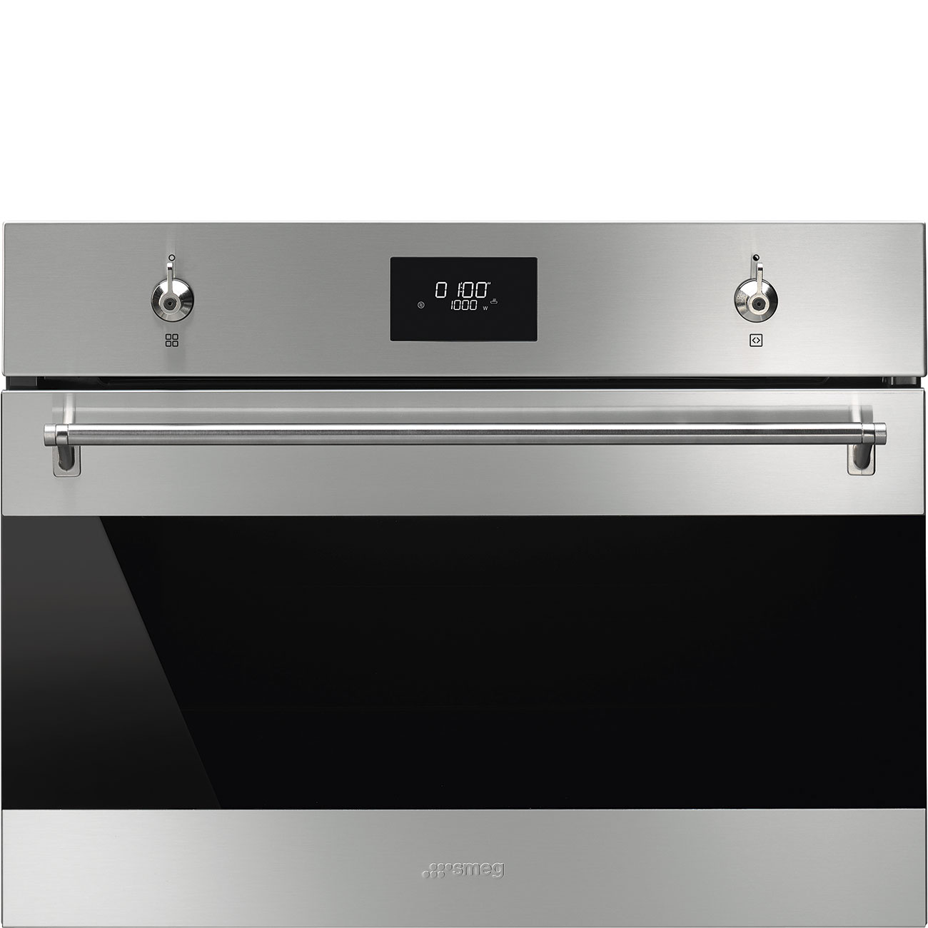 SMEG_MDA SMEG mikrovlnná trouba + gril SO4301, 45 cm, LCD-Display01, 4 funkce, objem 40 l