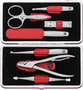 Zwilling Beauty BT Manicure TWINOX manikúra 7 ks kůže červená 97093-002