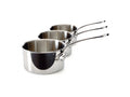 Mauviel M'cook set 3ks omáčníků 16/20 cm rukojeť nerez  521050