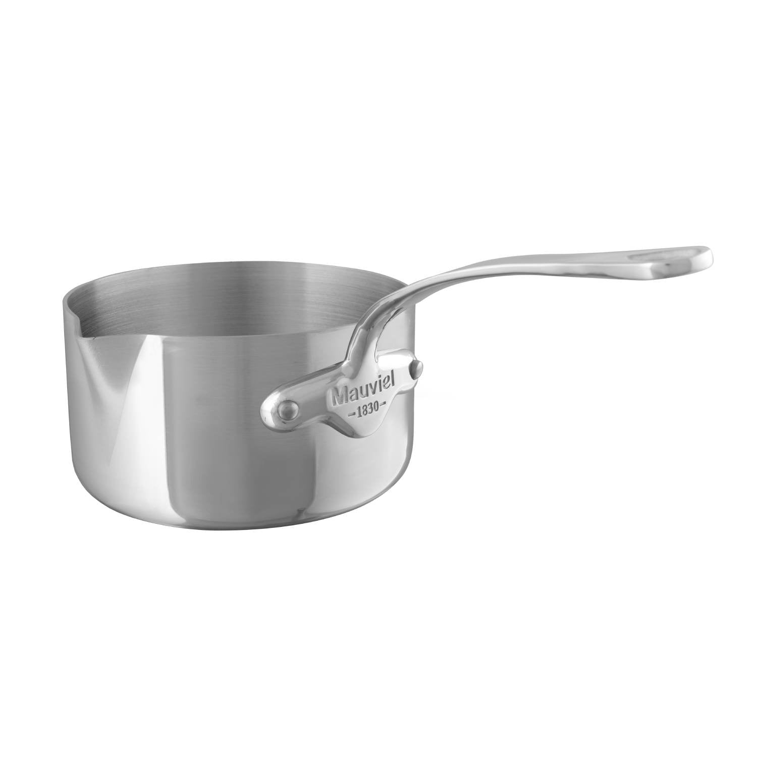Mauviel M'Cook hrnec s nálevkou 12 cm rukojeť nerez  520112
