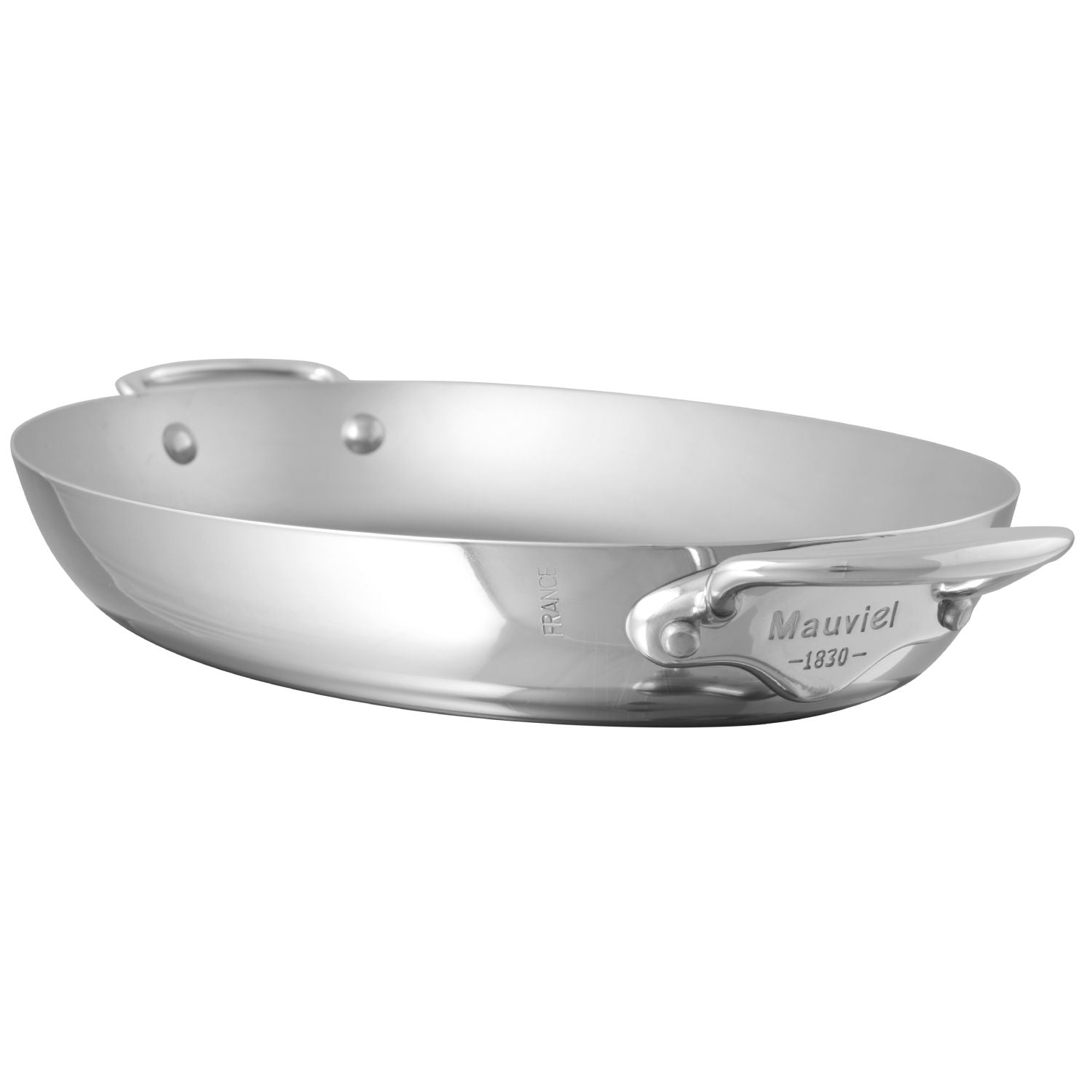 Mauviel M'Cook pánev oválná 25 cm úchyt nerez  523425