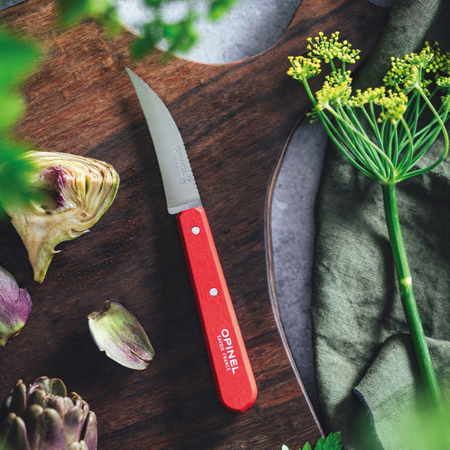 Opinel N°114 PAYSAGE nůž na zeleninu červený 003127