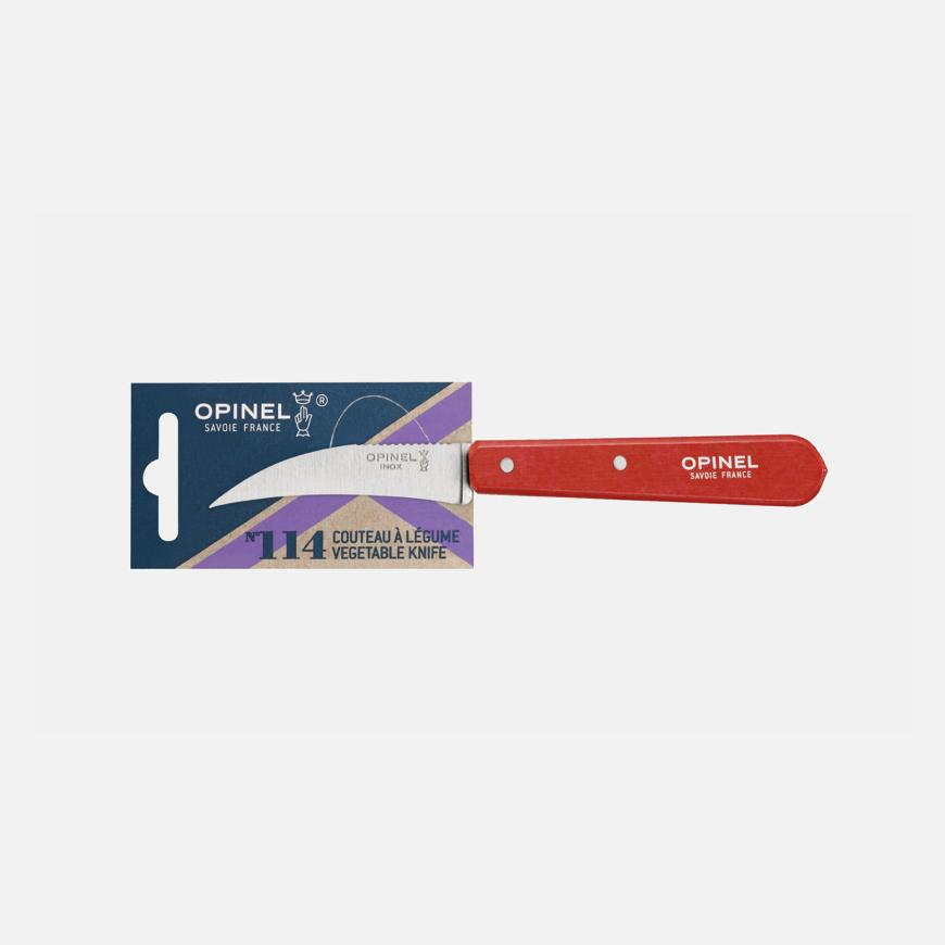 Opinel N°114 PAYSAGE nůž na zeleninu červený 003127