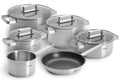 Woll Steel, IND, sada hrnců vč. pánve, 10 ks ST-SET003