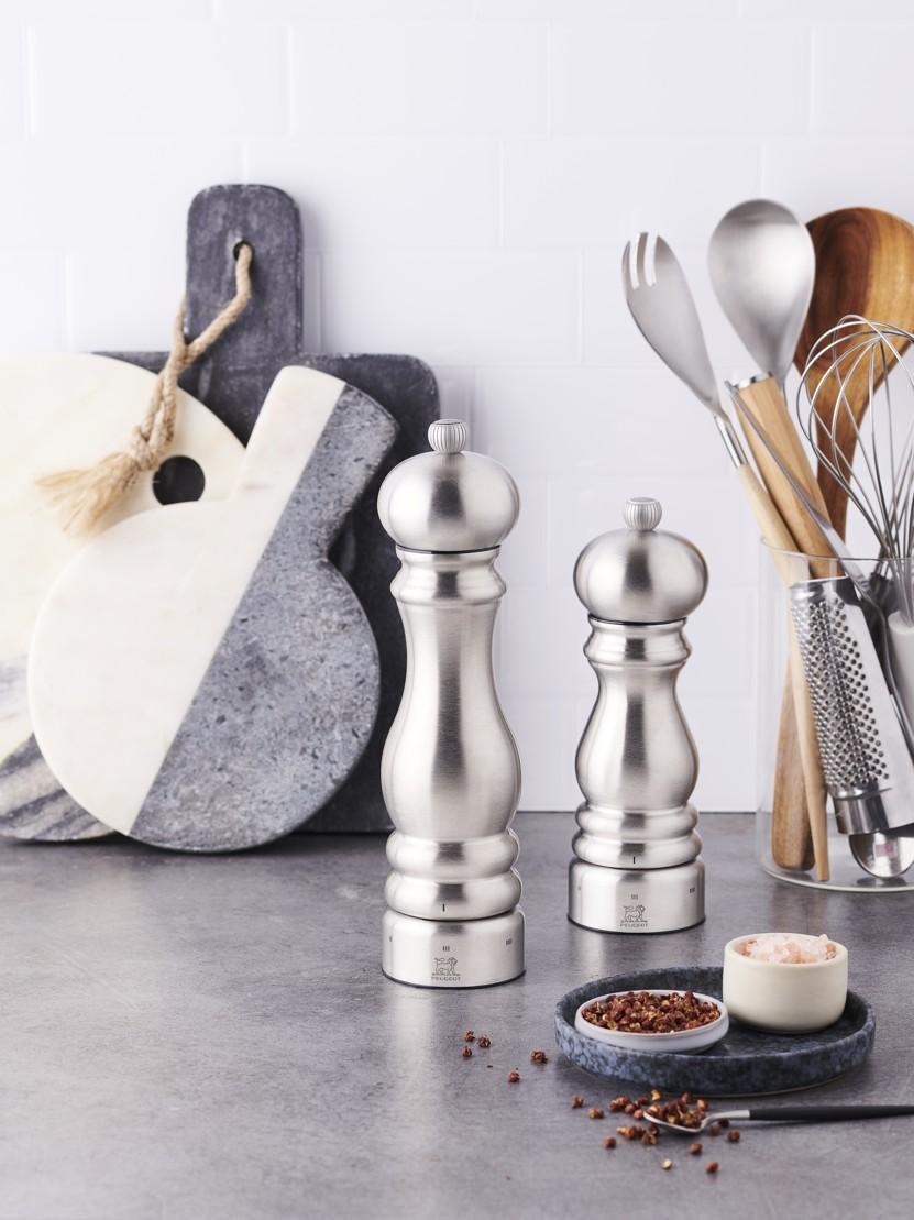 Peugeot PARIS CHEF U´SELECT mlýnek na sůl, ZIRLION 22 cm nerez 3250000