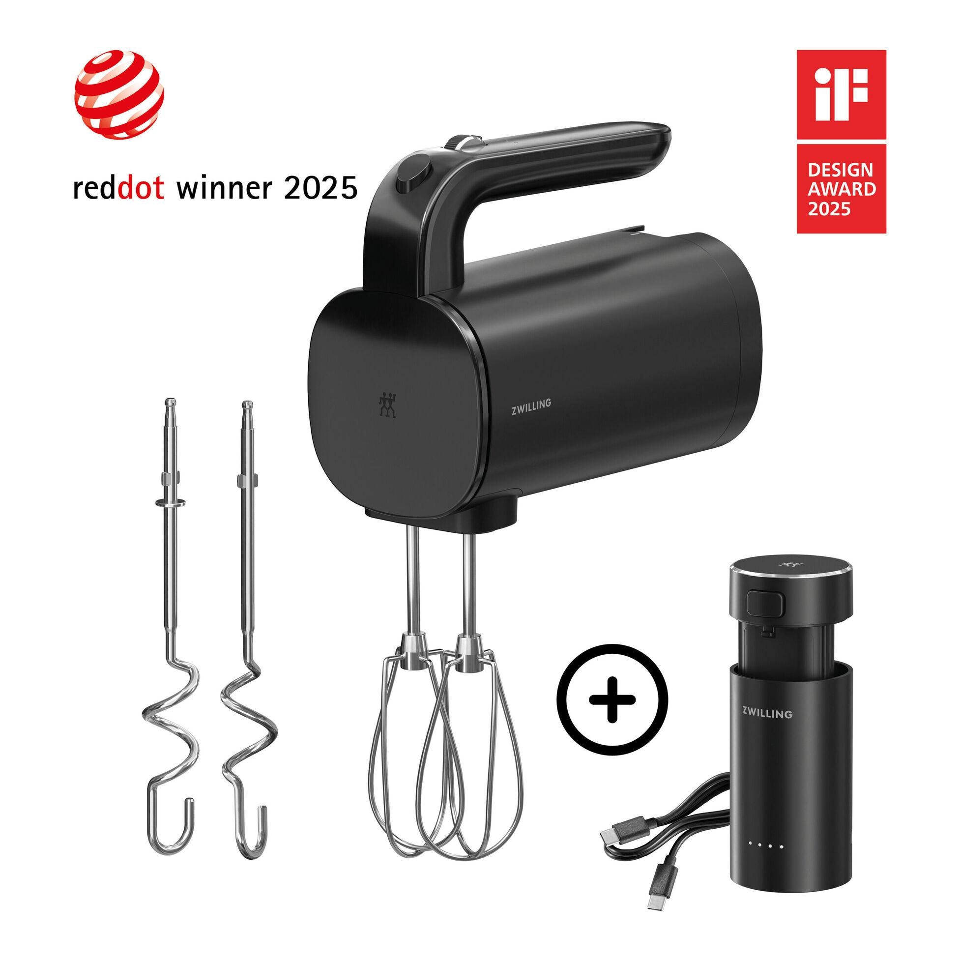 Zwilling ENFINIGY XTEND ruční šlehač startovací set vč. nabíječky, černá 1030455