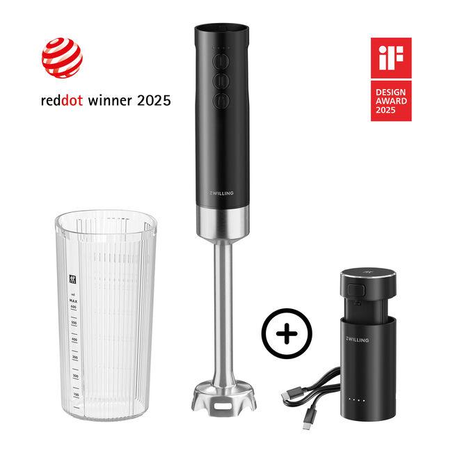 Zwilling ENFINIGY XTEND tyčový mixér startovací set vč. nabíječky, černá 1030457