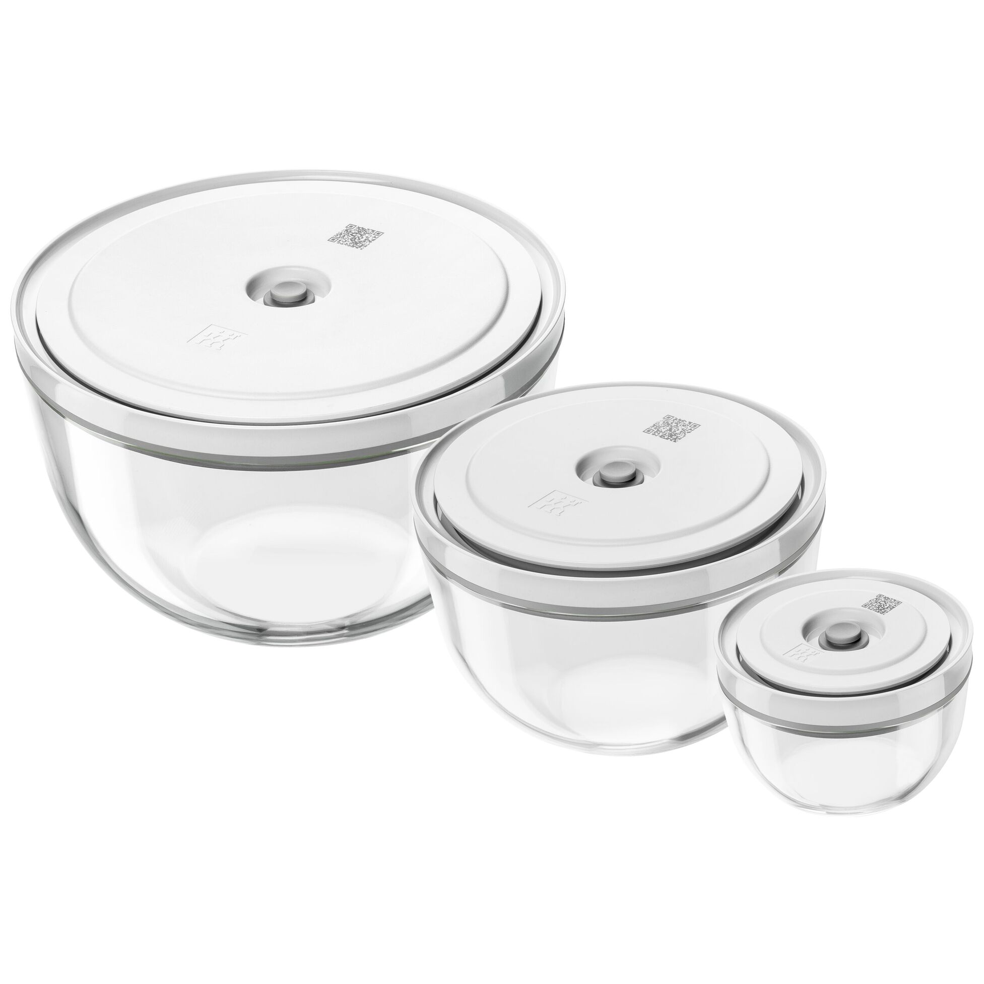 Zwilling Fresh & Save sada 3 skleněný mís s vakuovacími víky  1031016