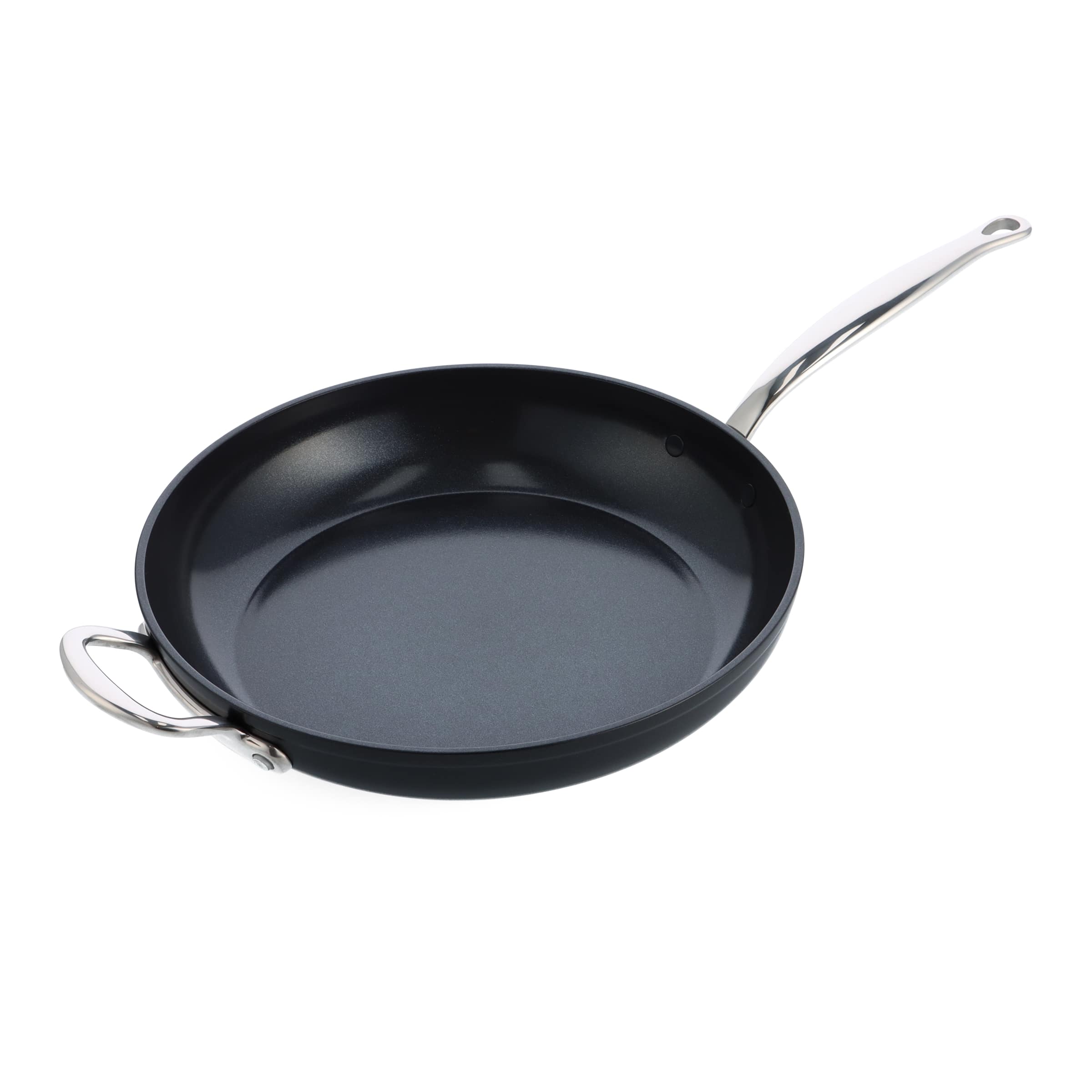GreenPan BARCELONA PRO pánev 32 cm s pomocnou rukojetí, černá CC005325-001