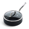 GreenPan BARCELONA PRO pánev 24 cm s poklicí, černá CC005327-001