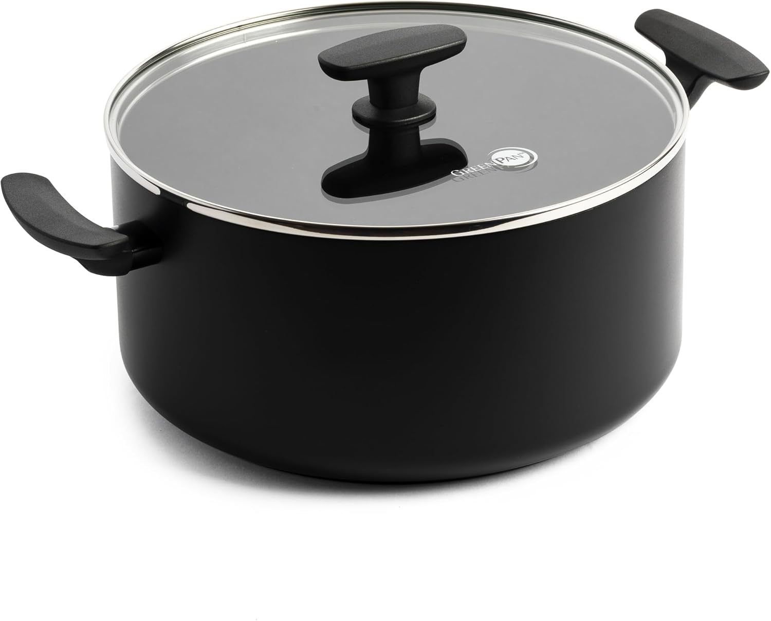 GreenPan SMART hrnec 24 cm s poklicí, černá CC005195-001