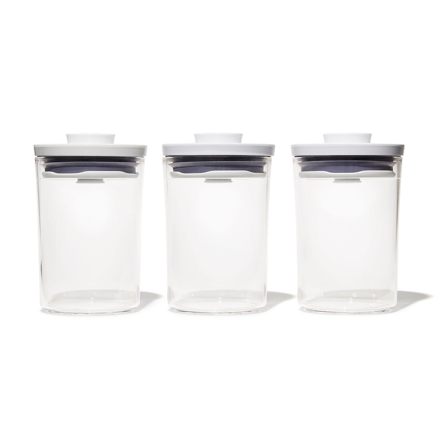 OXO POP UP dózy set 3 ks x 0,6l kulaté 11323900