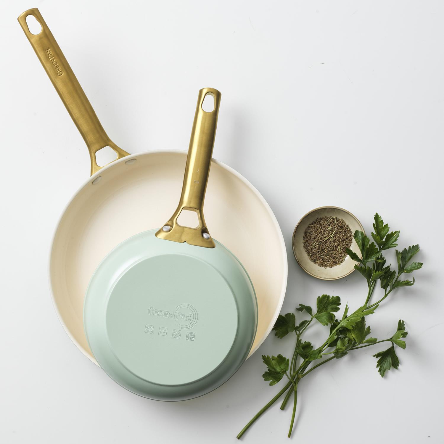 GreenPan PADOVA Reserve, sada pánví 20 + 26 cm, pastelově zelená CC008488-001