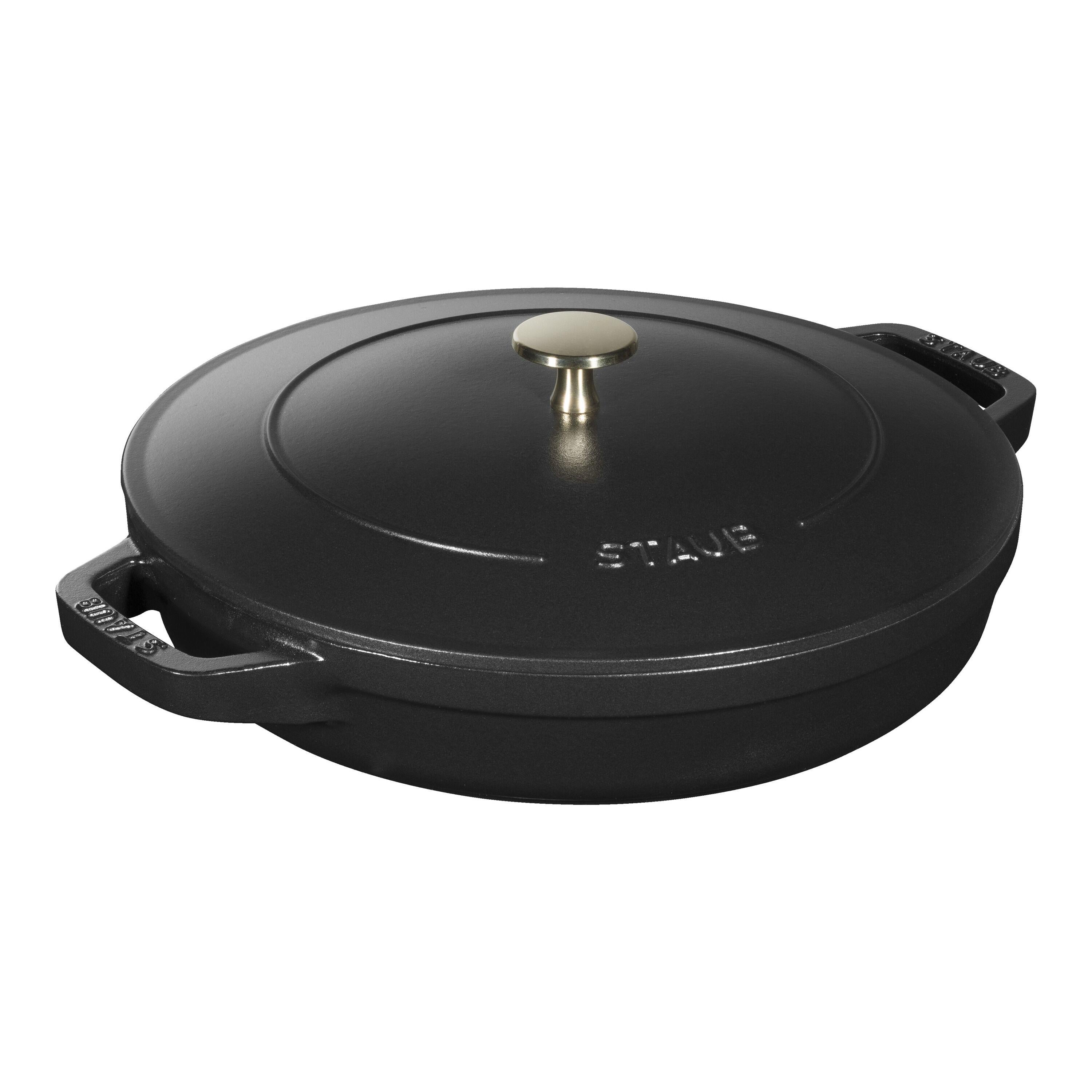 Staub Cocotte set hrnců 3  ks + poklice, 24 cm, černá 1010886