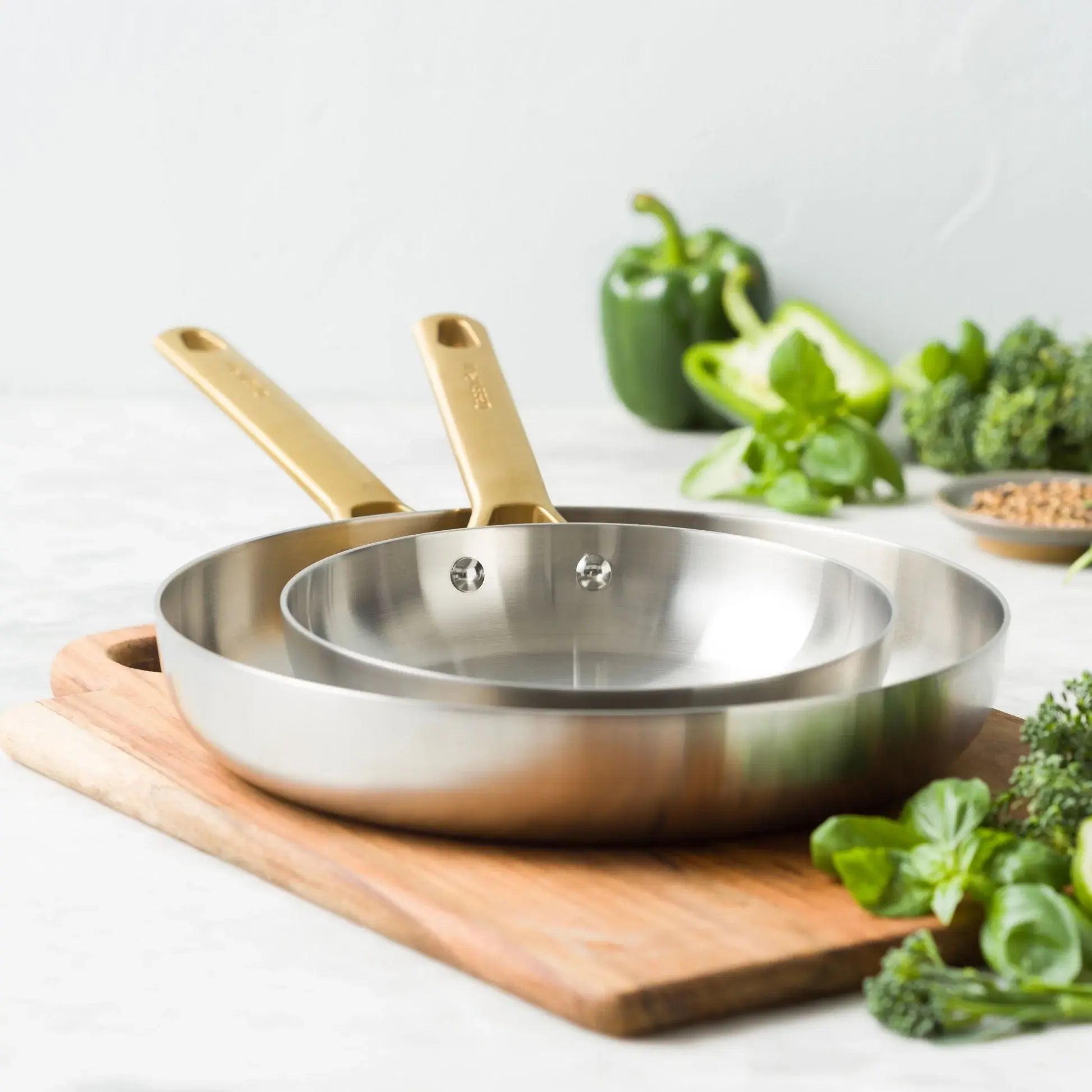 GreenPan PADOVA 2 dílná sada pánví 20 + 28 cm, celonerezová CC010167-001