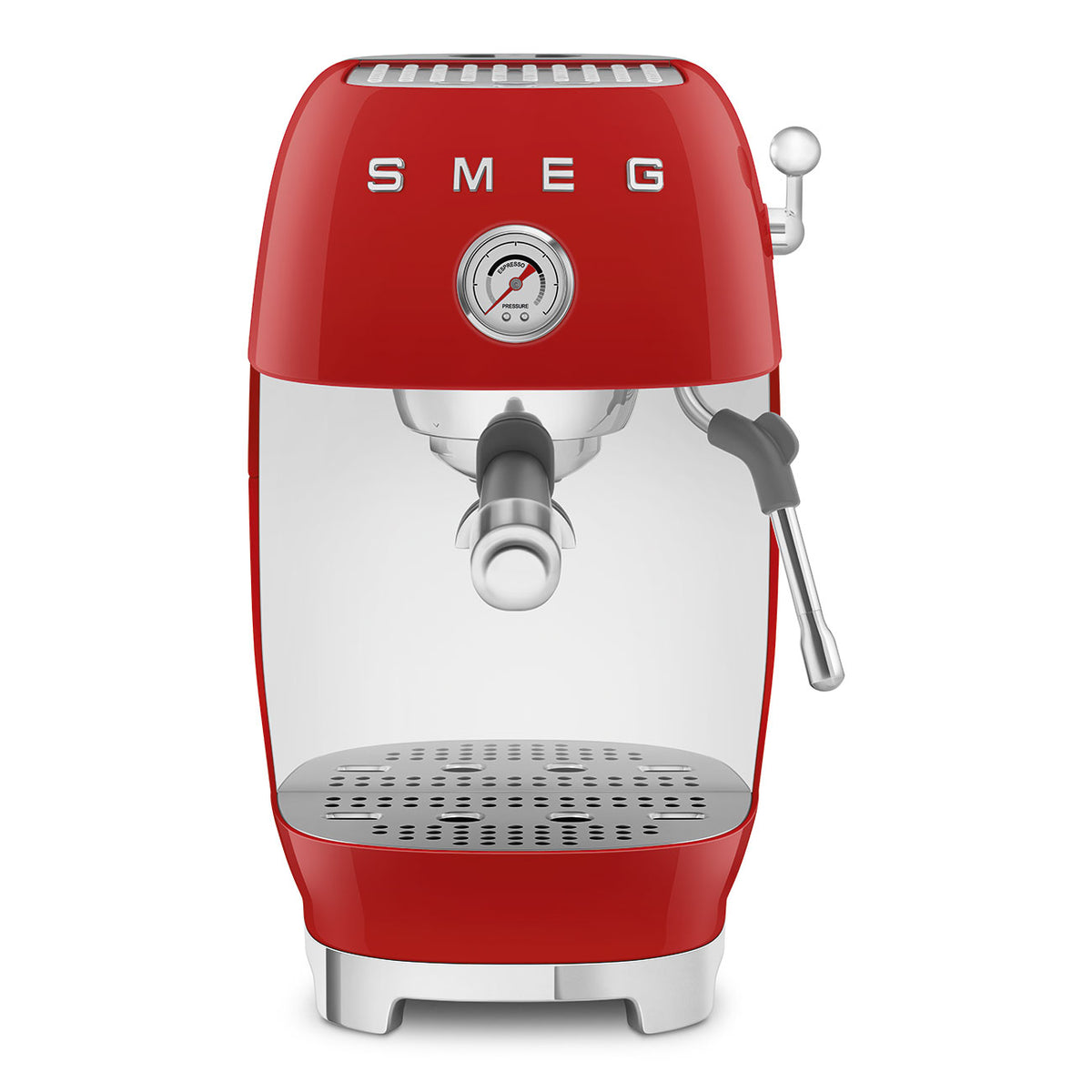 SMEG_SDA SMEG 50's Retro Style pákový kávovar ECF03 s tlakoměrem, 15 barů, 1-2 šálky