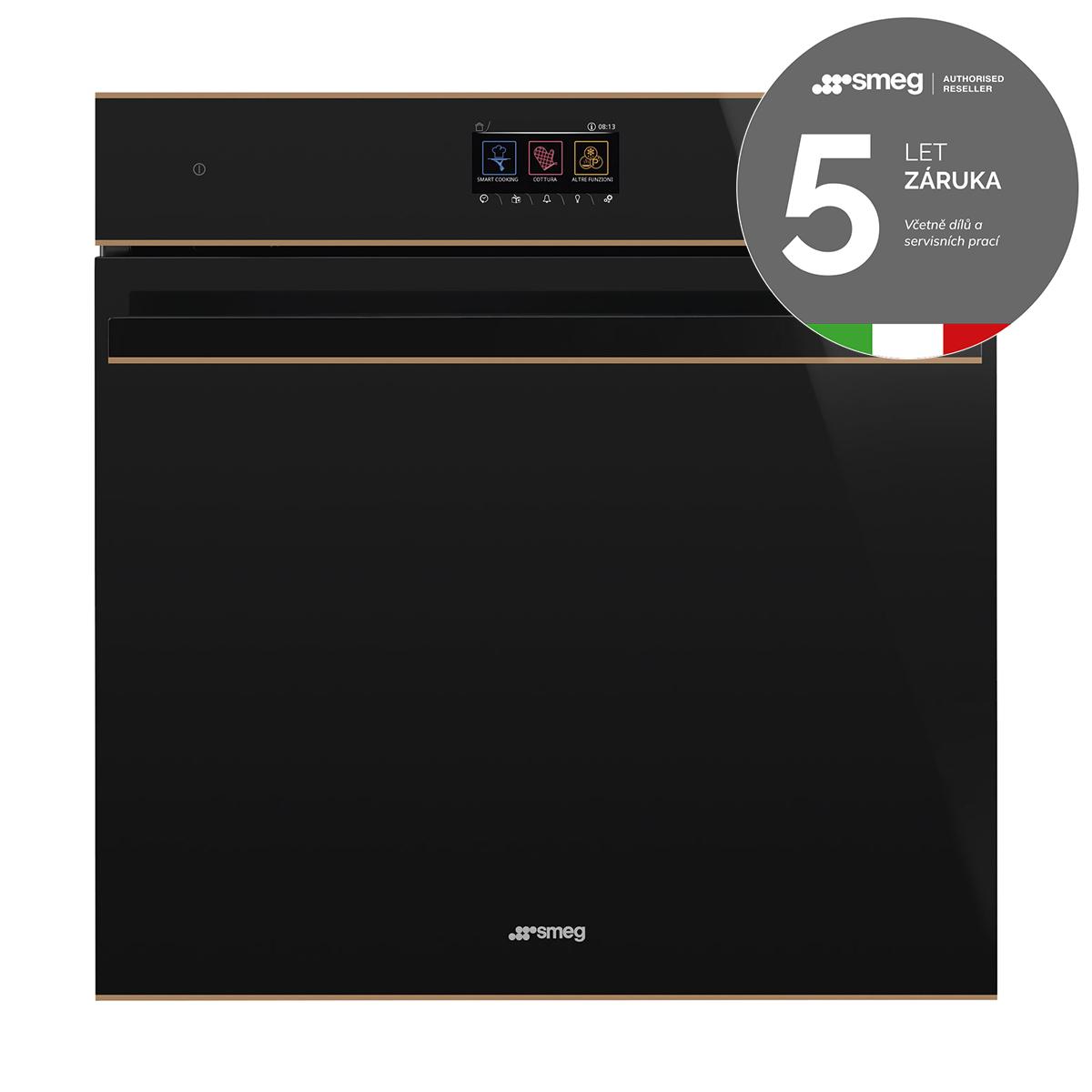SMEG_MDA Trouba SOP6604S2PNR, 60 cm, 150 aut.programů, Vapor Clean, objem 68 l, černá SOP6604S2PNR