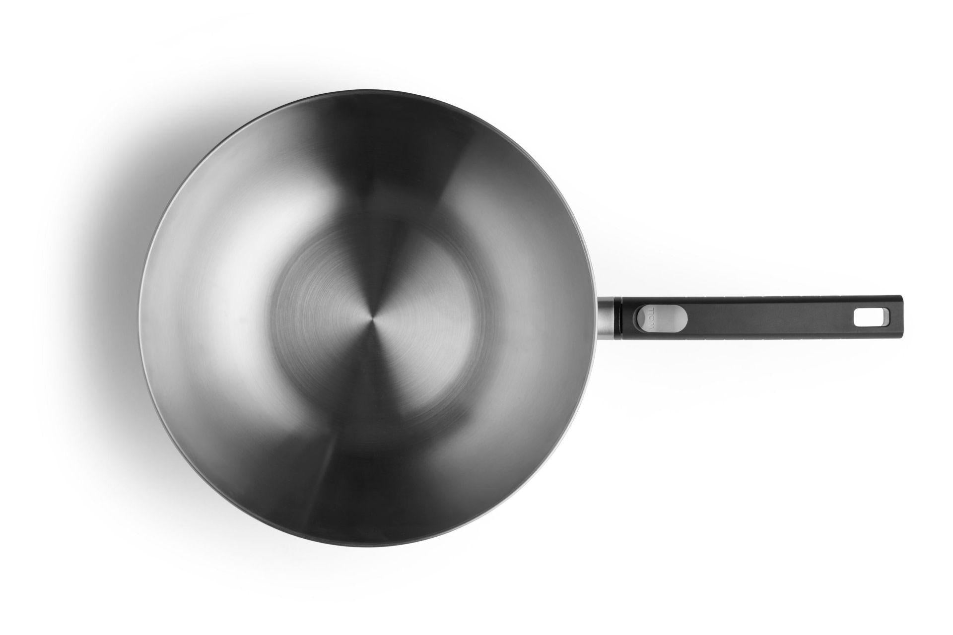 Woll Logic steel, IND, wok pánev Ø 30 cm, kompozit odním. rukojeť 11030LCS