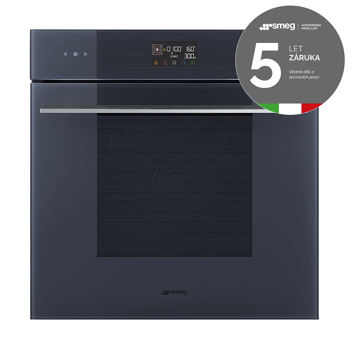 SMEG_MDA SMEG trouba, 60 cm, SPEEDWAVE XL, 11 funkcí, Vapor Clean, objem 68 l, šedá SO6102M2G