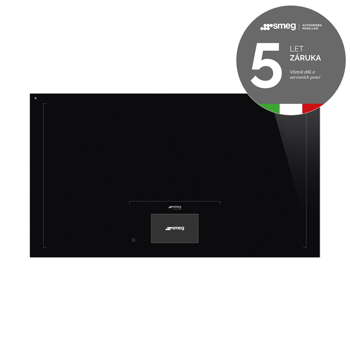 SMEG_MDA SMEG indukční varná deska, 90 cm, dotykový TFT barevný displej, 6 varných zón