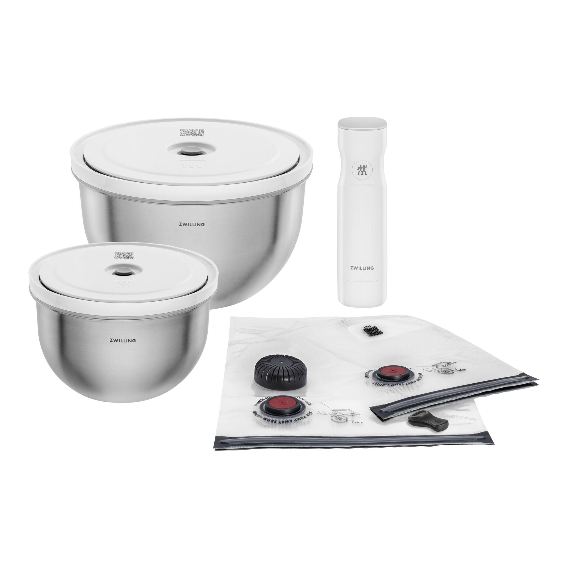 Zwilling Fresh & Save, startovací set, M/L, 9ks, Grey Line 1031015