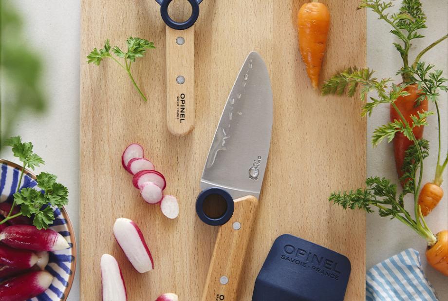 Opinel Le Petit Chef set dětský kuchařský modrý 003255