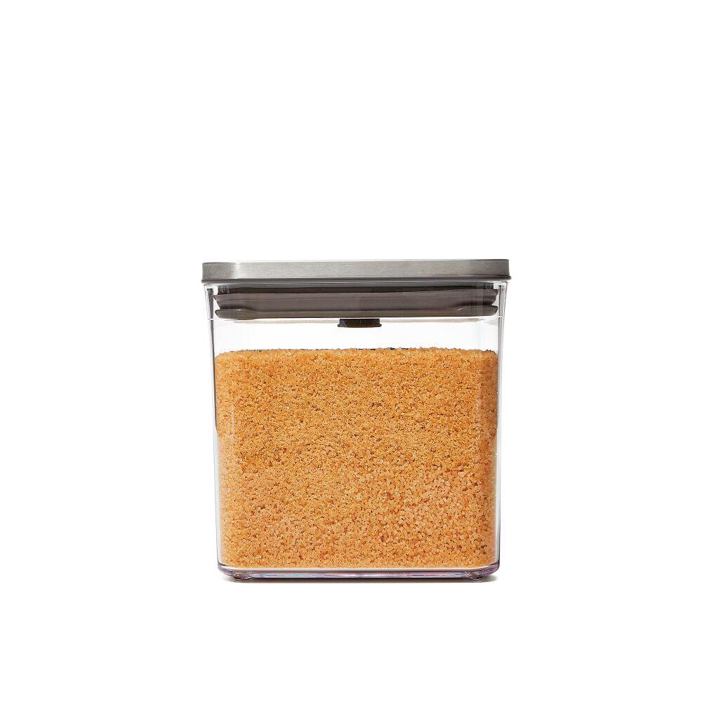 OXO OXO POP UP Nerez dóza střední čtverec 2,6 L  3118300