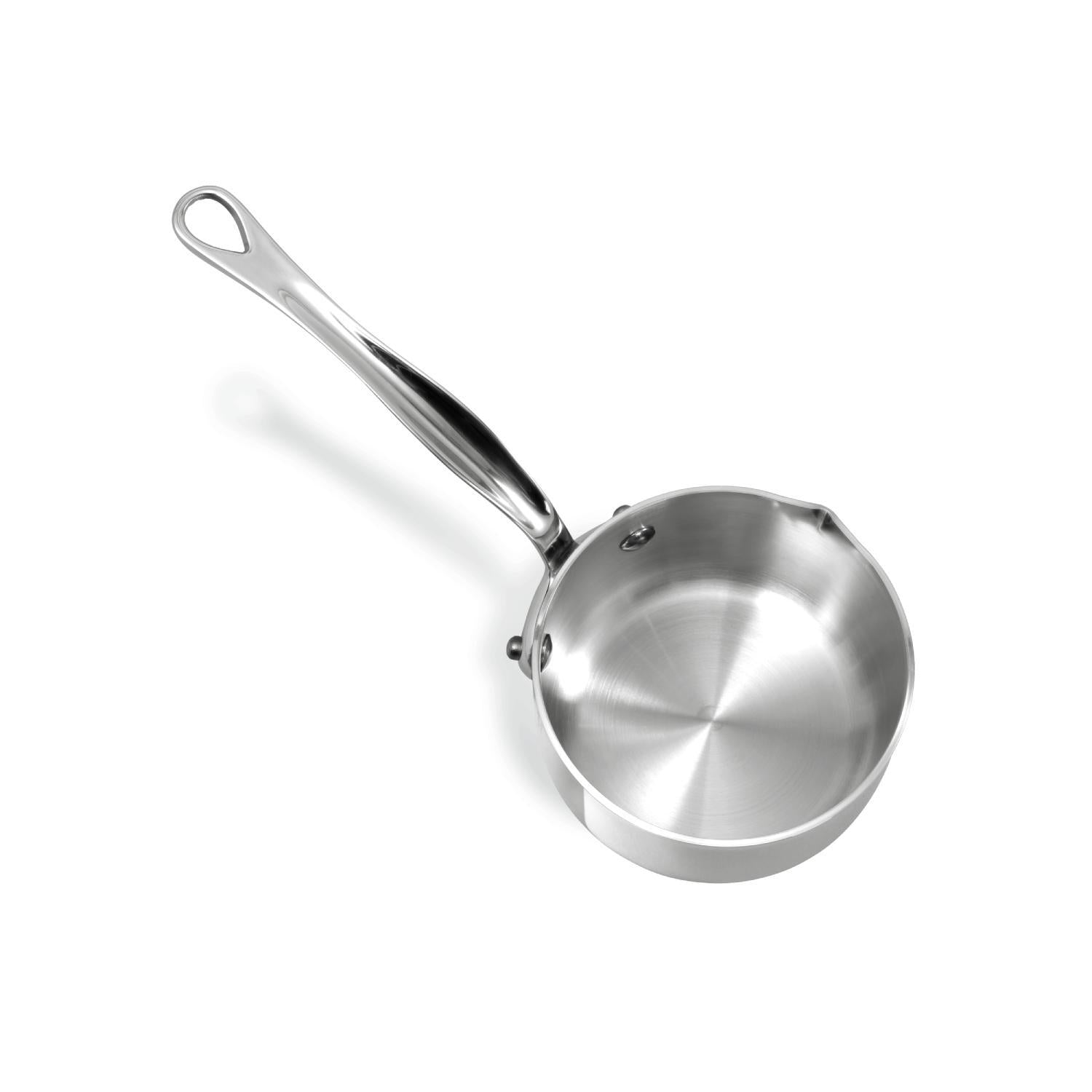 Mauviel M'Cook hrnec s nálevkou 12 cm rukojeť nerez  520112