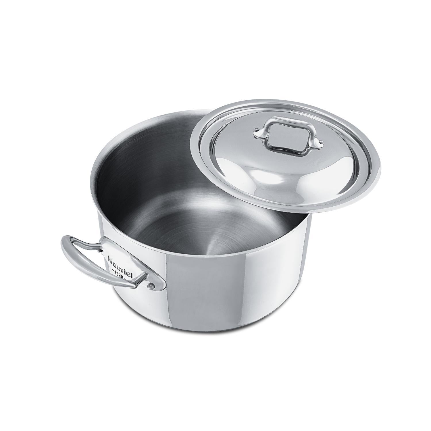 Mauviel M'cook kastrol s poklicí 16 cm úchyt nerez 523117