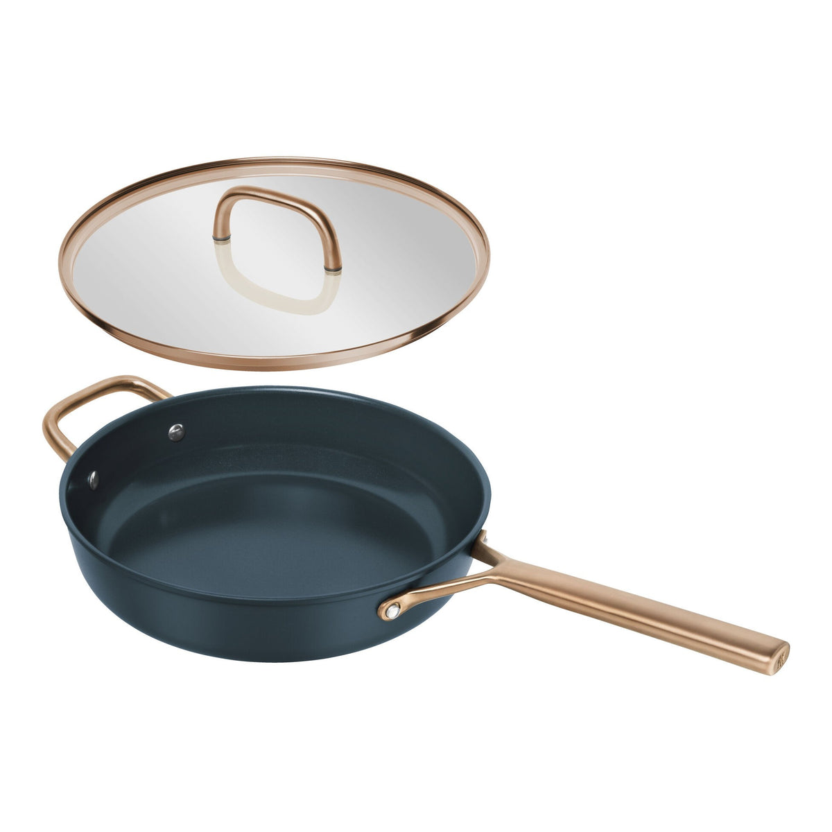 Zwilling MILANO soté pánev,  Ø 28, s poklicí, nepř./keram/alu, modrá 1035075