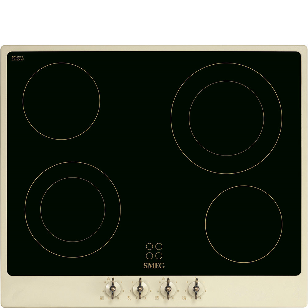 SMEG_MDA SMEG sklokeramická varná deska P864, 60 cm, senzorové ovládání, 4 varné zóny