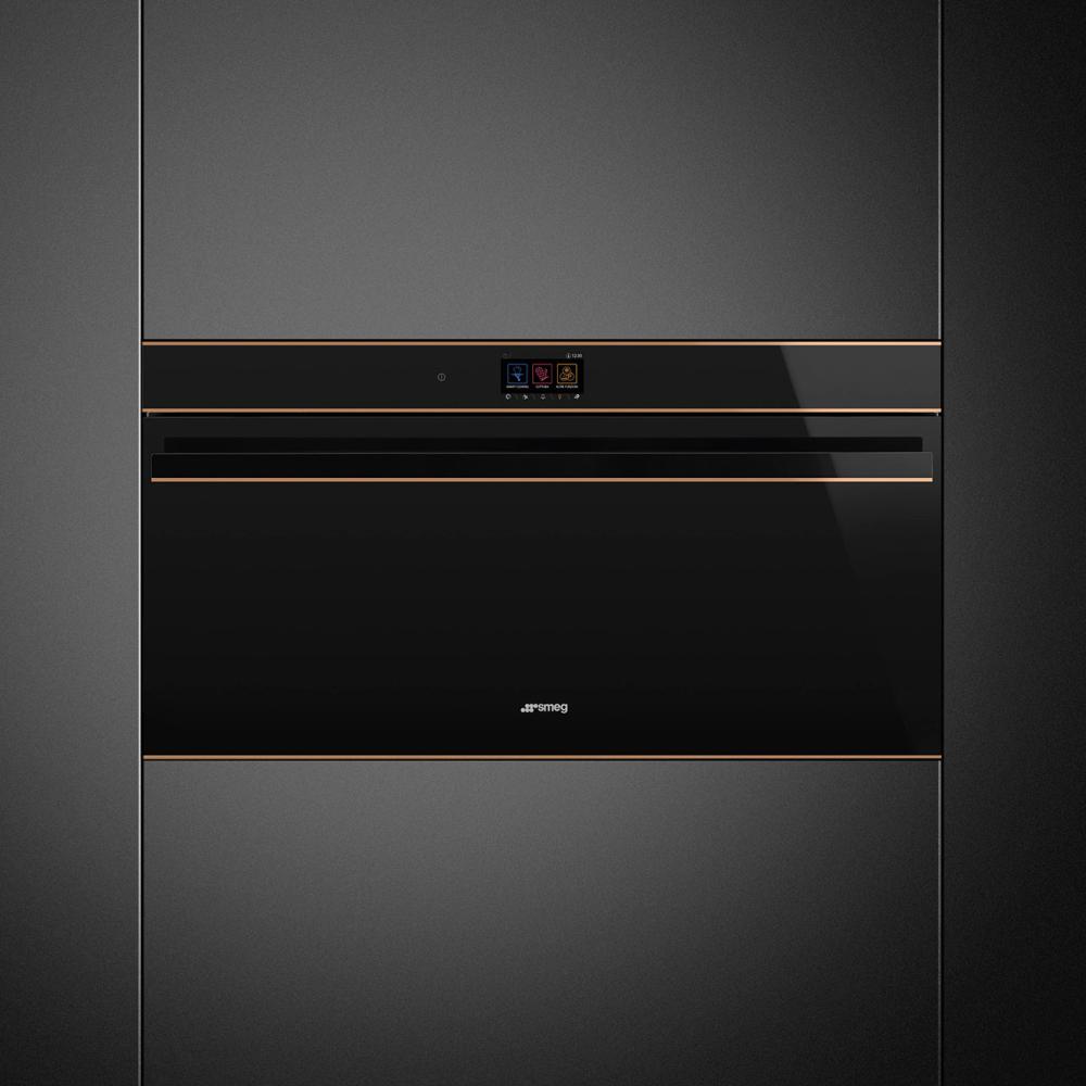 SMEG_MDA Trouba SFPR9604TNR, 90x48 cm, 48 programů, objem 85l, černá SFPR9604TNR