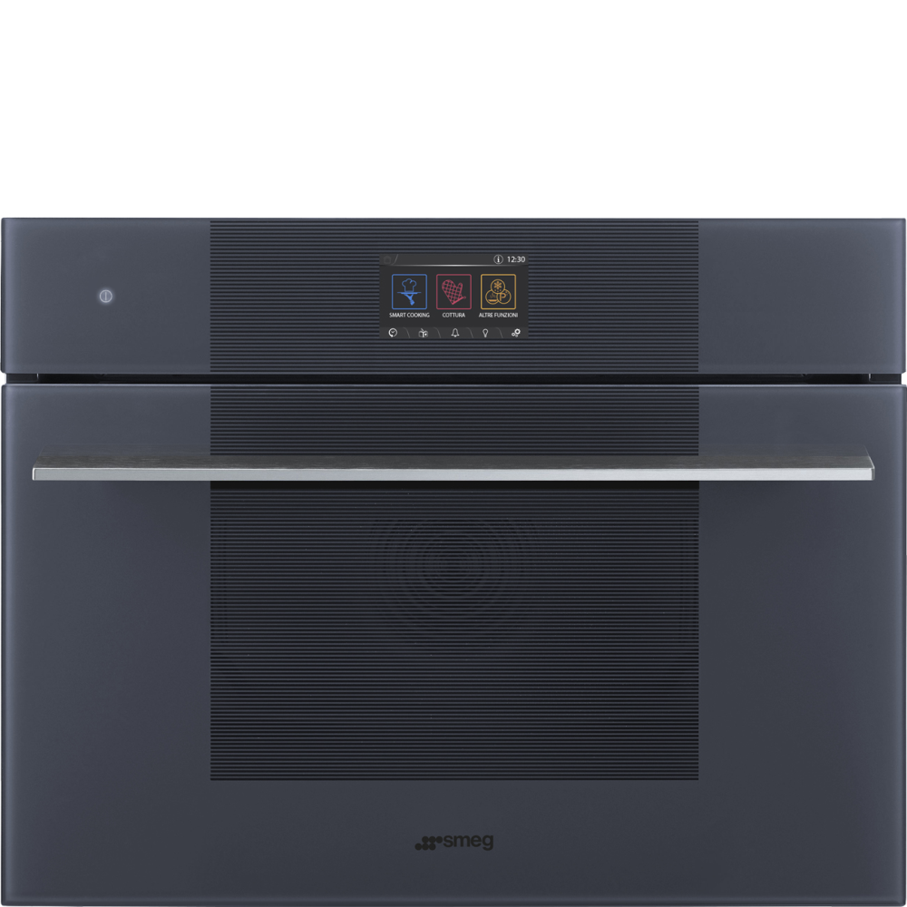 SMEG_MDA Kompaktní parní trouba SO4104S4PG, 45 cm, 65 programů, 41 l, Neptune Grey SO4104S4PG