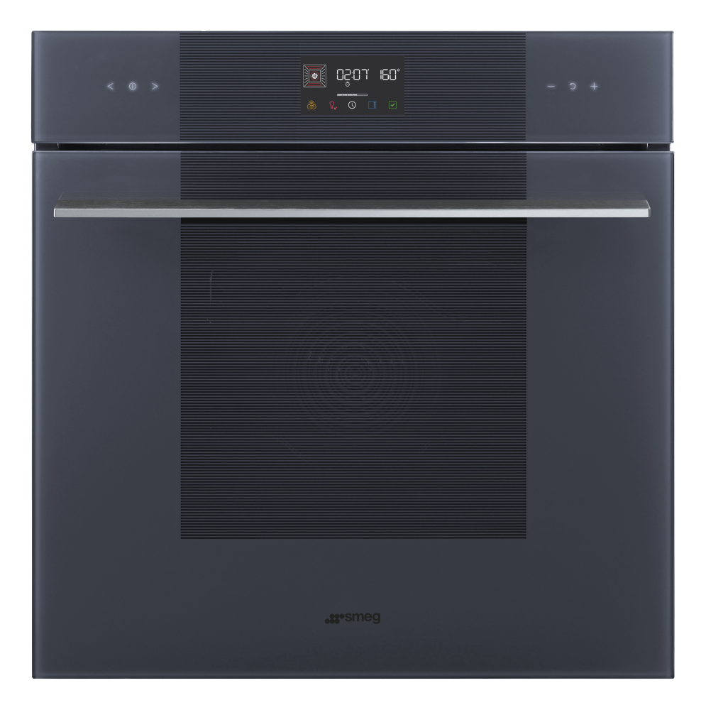 SMEG_MDA SMEG trouba, 60 cm, Multifunkční, 10 funkcí, Vapor Clean, objem 68 l, šedá SO6102TG