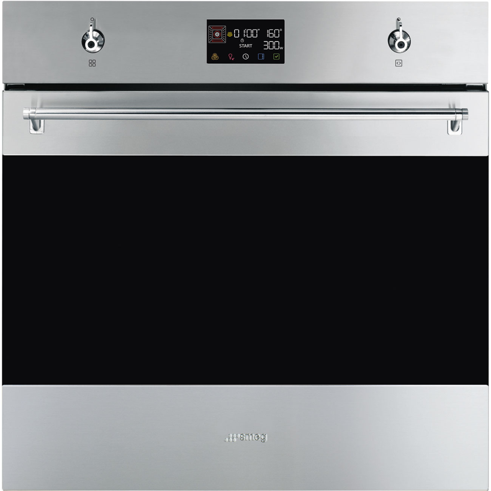 SMEG_MDA SMEG trouba SO6302M2X, 60 cm, EvoScreen LCD-Display02, 11 funkcí, Vapor Clean, objem 68 l