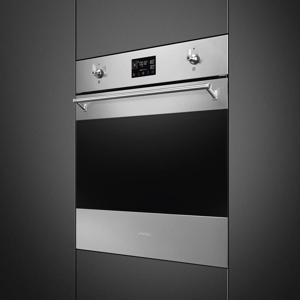 SMEG_MDA Trouba SO6302S3PX, 60 cm, STEAM100, 12 funkcí, objem 67 l, nerezová SO6302S3PX