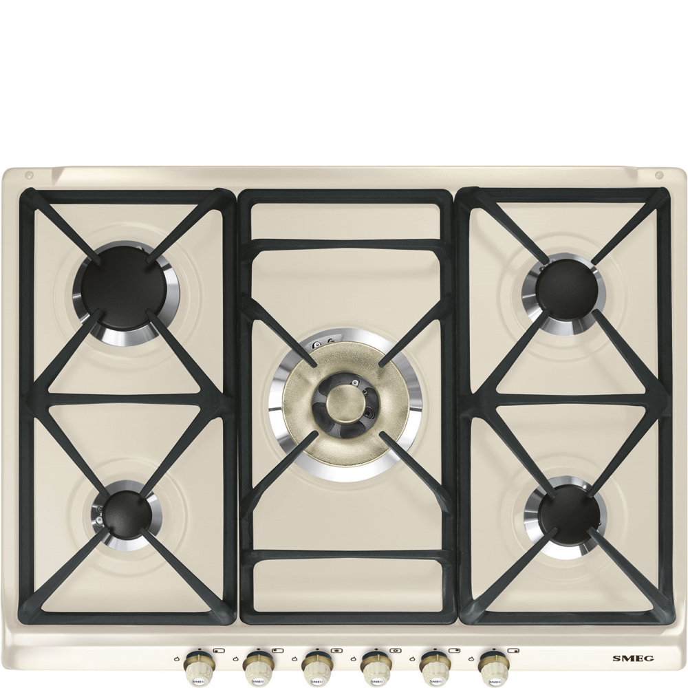 SMEG_MDA SMEG plynová varná deska SR775, 75 cm, 5 varných zón