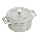 STAUB Cocotte Mini hrnec kulatý 10 cm/0,25l šedý
