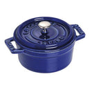 STAUB Cocotte Mini hrnec kulatý 10 cm/0,25l tm. modrý